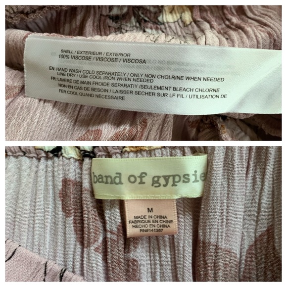 UO Band of Gypsies Floral Maxi Dress With Shorts - Picture 4 of 8